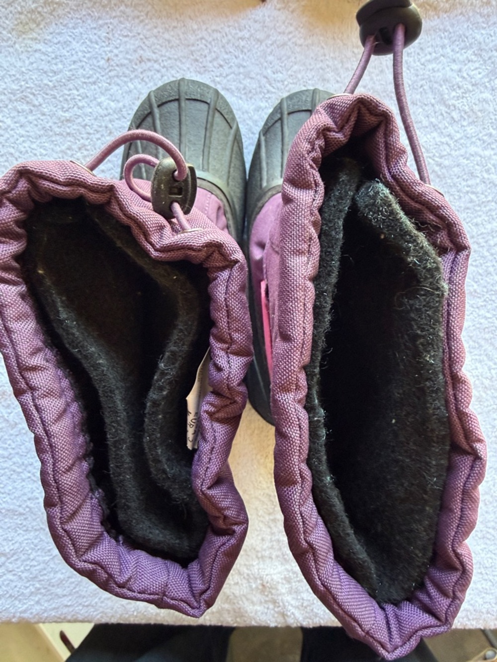 Ozark Trail Girls Purple and Pink Insulated Snow Boots - Picture 8 of 8